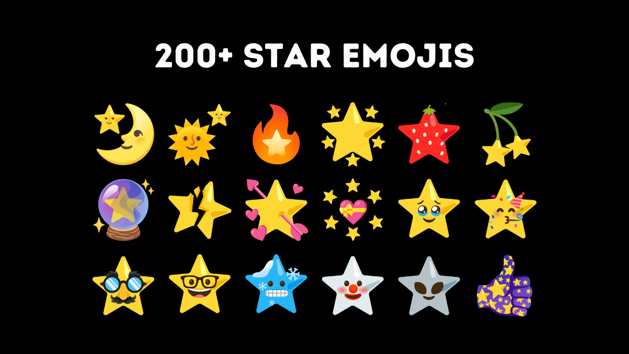 200+ Star Emojis