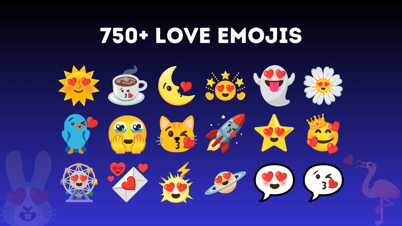 750+ Love Emojis